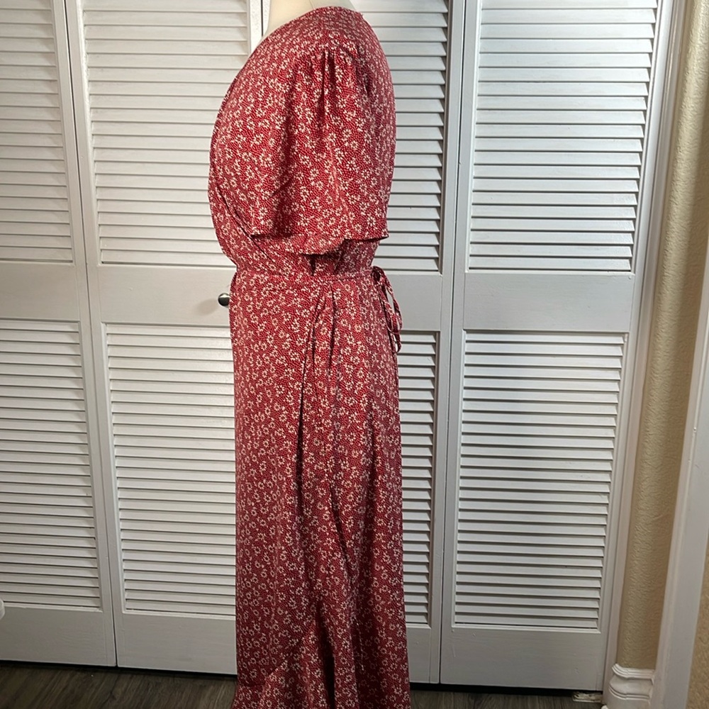 PRETTYGARDEN Women's Summer Maxi Dress Casual Wrap Floral Boho. Size: XXL. - Picture 9 of 15